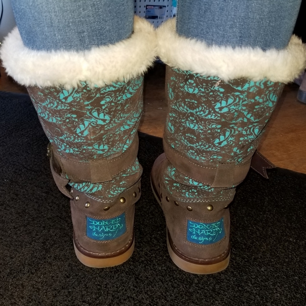 ED HARDEY winter boots